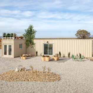 L Shaped Container House - The Taylor - Bob's Containers